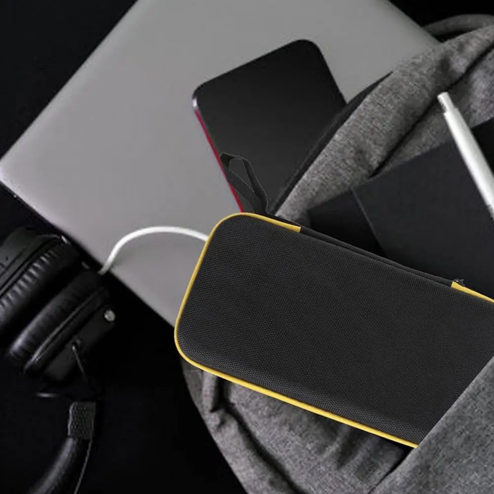 Bolsa de armazenamento para console de jogos, estojo de transporte, grande capacidade, fecho com zíper, casca dura, bolsa de armazenamento protetora para viagem para bolso retroid