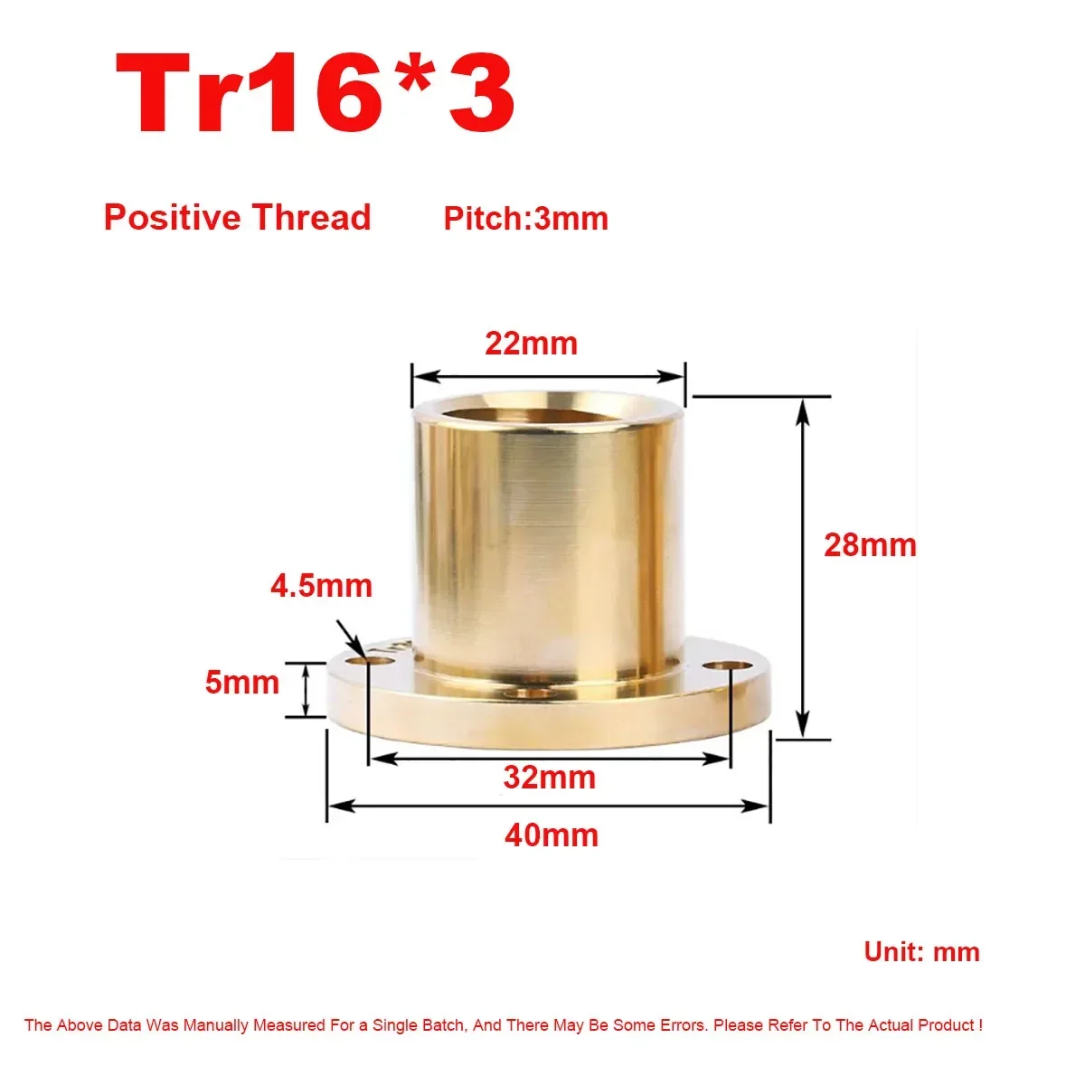 Variant: Tr16X3  1pcs