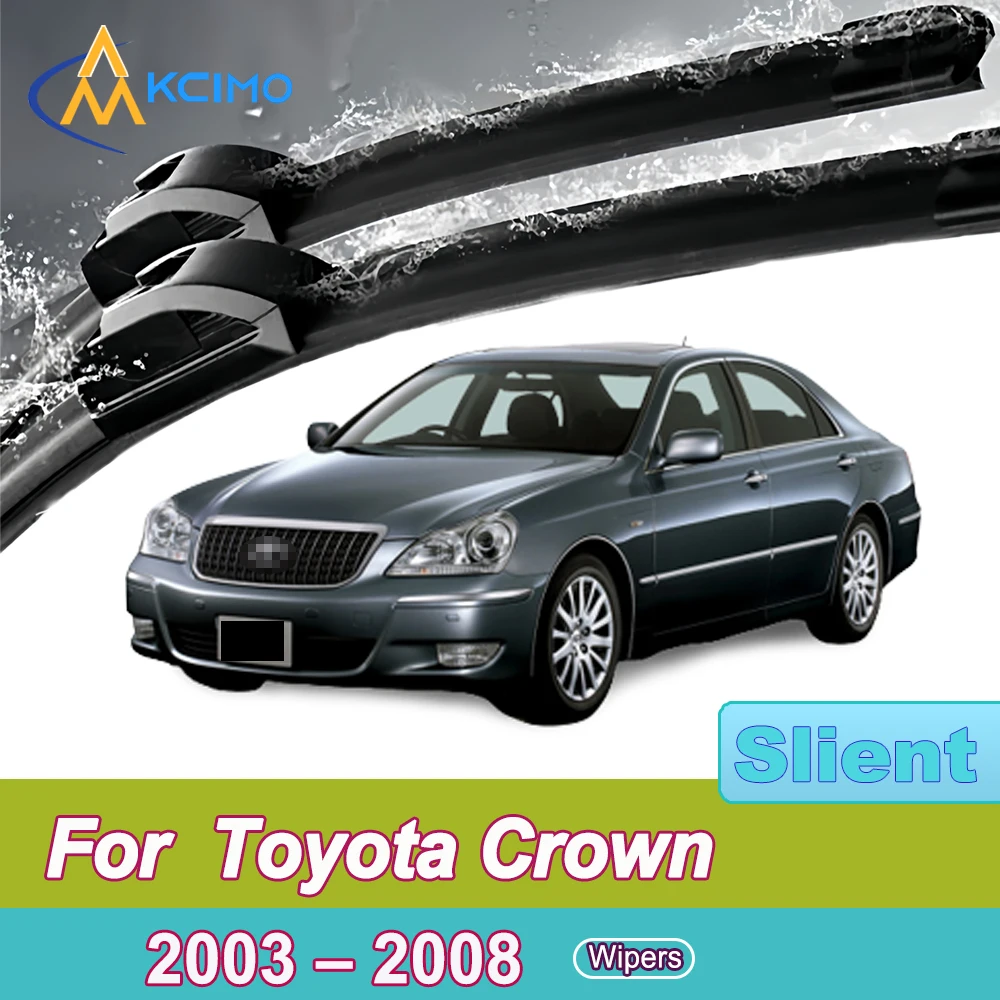 

Quiet Beam Wiper Blades 2pcs Windscreen Window Car Accessories For Toyota Crown S180 2003-2008