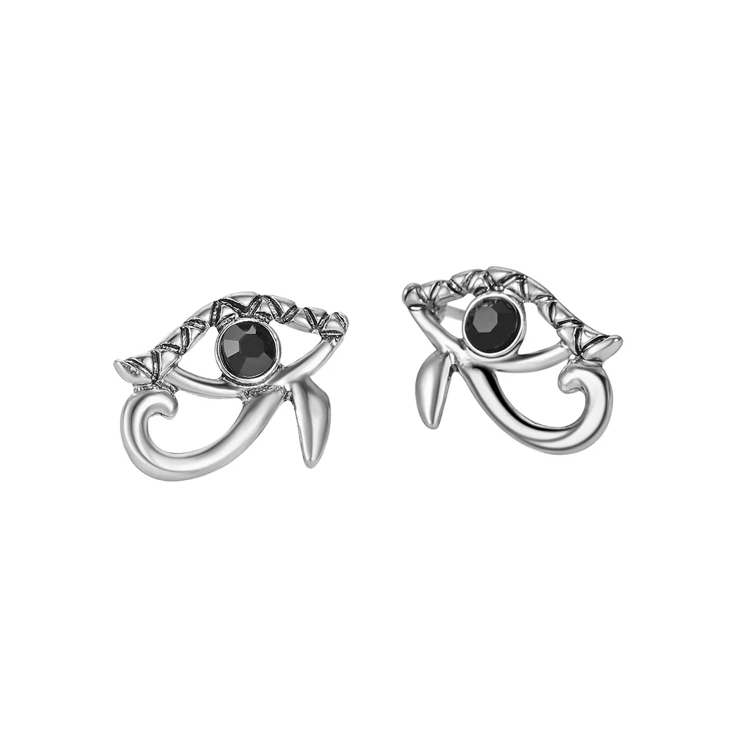 QIAMNI Ethnic Evil Eye Earrings For Women Vintage Mysterious Ancient Egypt Egyptian Pharaoh Eye Of Horus Earring Jewelry Gift