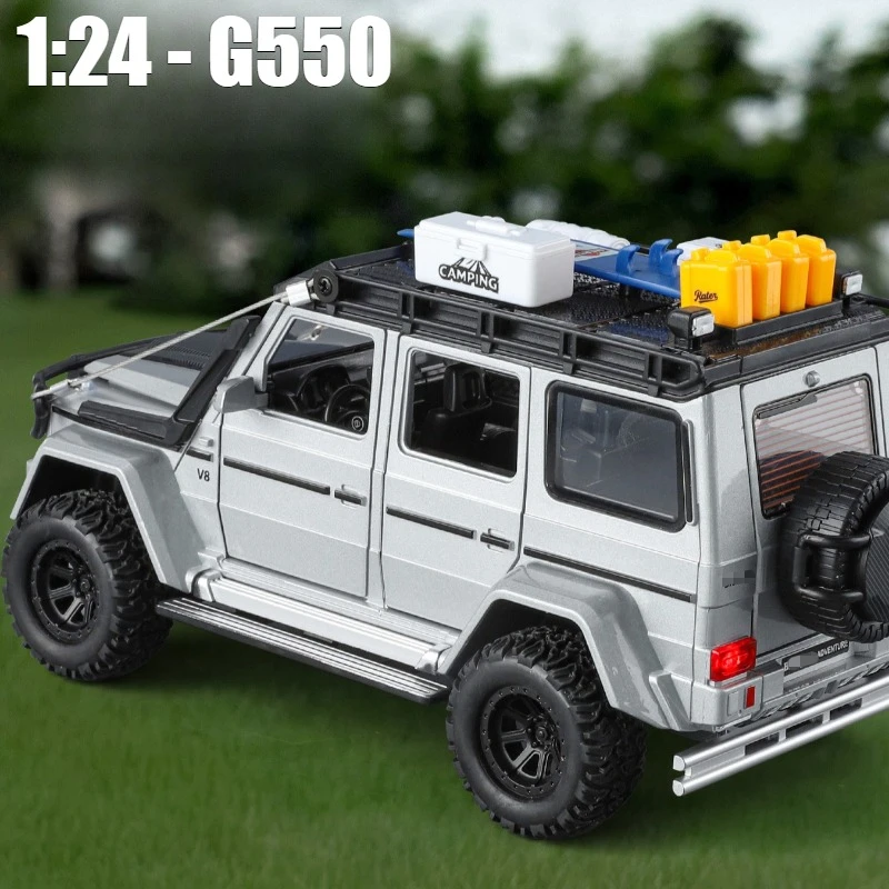 

1:24 G550 Adventure 4X4 Off-road Model Car Alloy Toy Diecasts Metal Casting Sound Light Car Toys For Children Gift