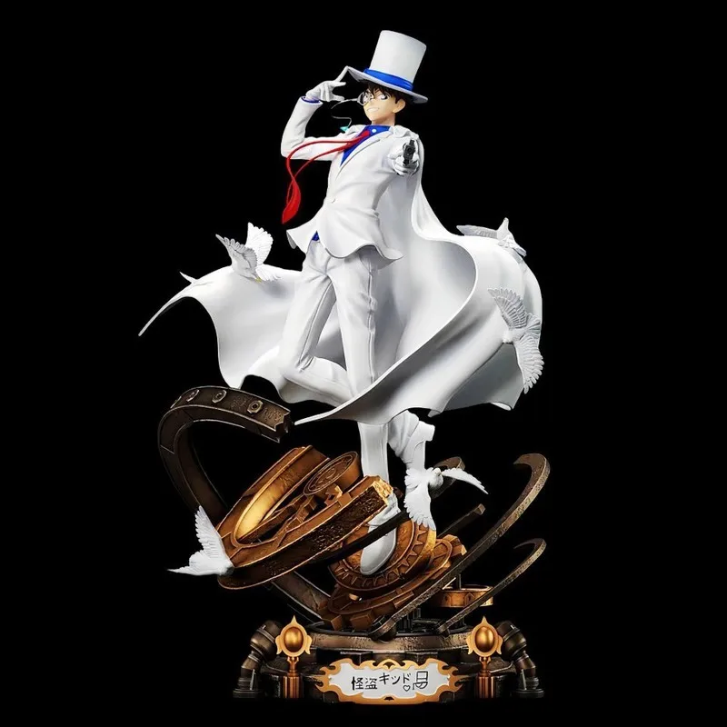 

Detective Conan Series Phantom Thief Kid Statue Model 36 Cm New Kuroba Kaito Large Exquisite Desktop Sculpture Ornament Toy Gift