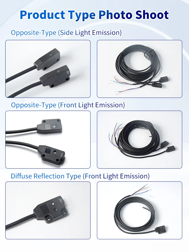 FUWEIFGNH04D-50PFT-C Präzisionserkennung Hochgeschwindigkeitsstabilität Ultradünner fotoelektrischer Sensor Micro Sensing Photoelektrisches Quadrat – Detail 5