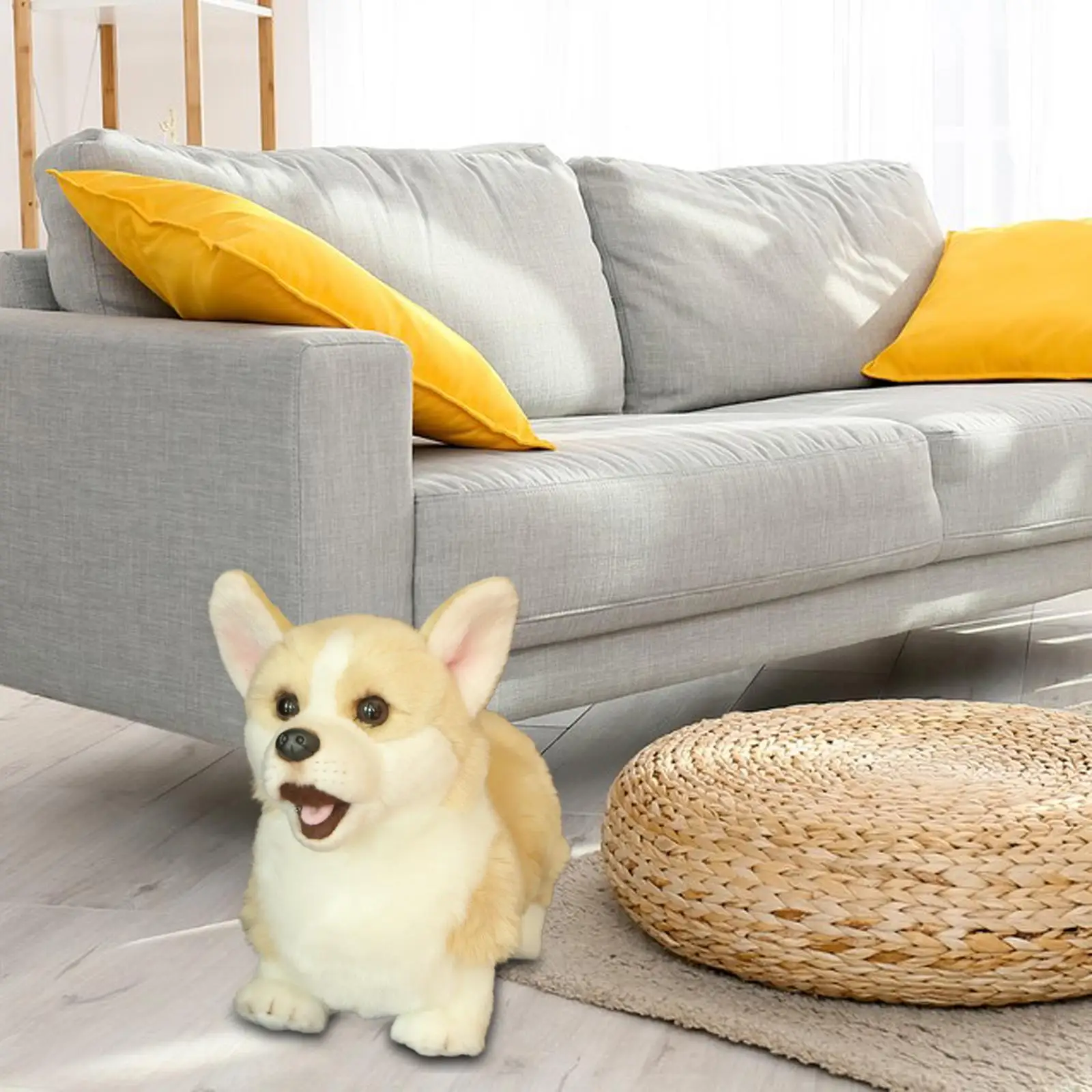 

Милая кукла корги, игрушка для собаки, подушка, обнимающие подушки, реалистичная плюшевая игрушка