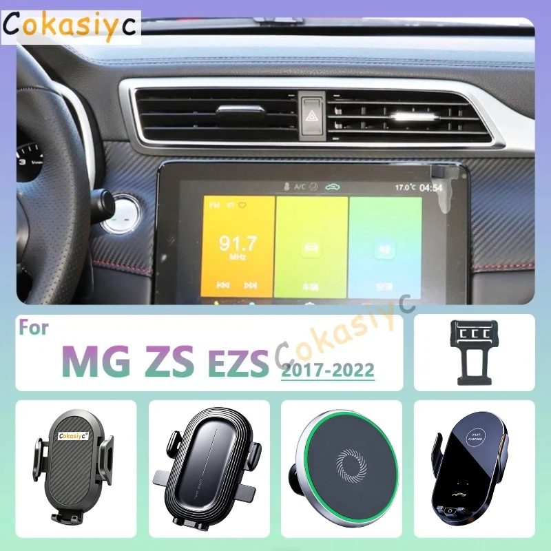 Suporte Magnético para Celular com Carregamento Sem Fio para MG ZS MG6 EZS 2017 2018 2019-2022, Acessórios de Suporte Magsafe para Carro