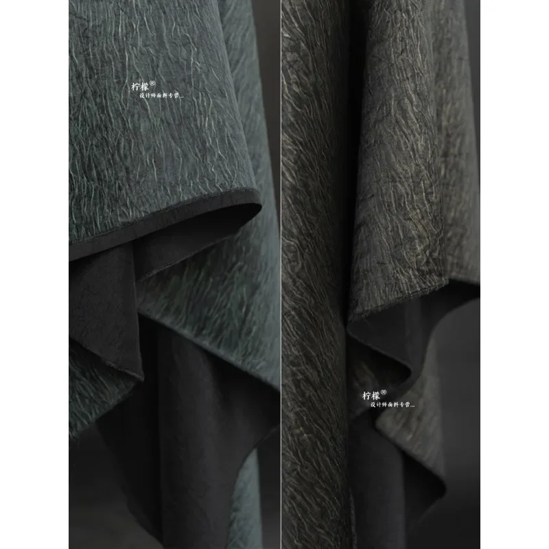 

100% Acetate Pleated Texture Fabric Hanfu Dress Skirt Shirt High-end Clothing Designer Fabric