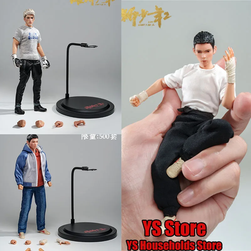 1/12 Ik Ben Wat Ik Ben Chinese Anime Liu Jiajuan Xiao Zhangyang Doek Action Figure Vechten Jongen 6 "Volledige Set soldaat Model Verzamelen