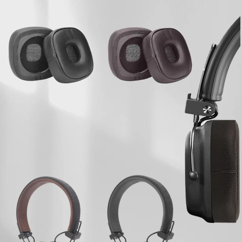 Ear Pads For Marshall Major IV Major 4 Headphones replacement Earcups Ear Covers Earmuffs Ear pillow original headband leather