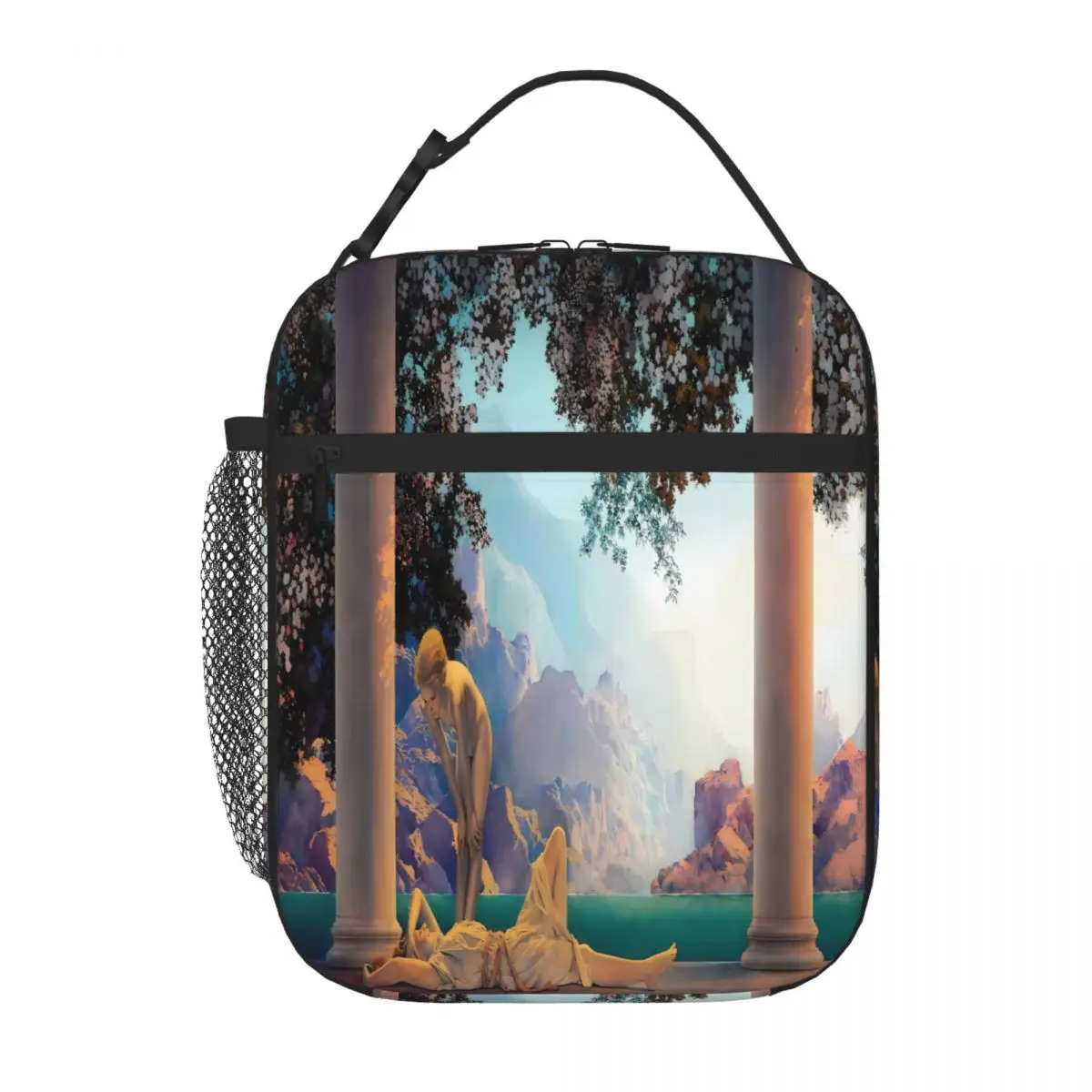 Bestselling Daybreak C 1922 Maxfield Parrish Matte Finish Snack Bag Office Meal Prep Insulated Tote