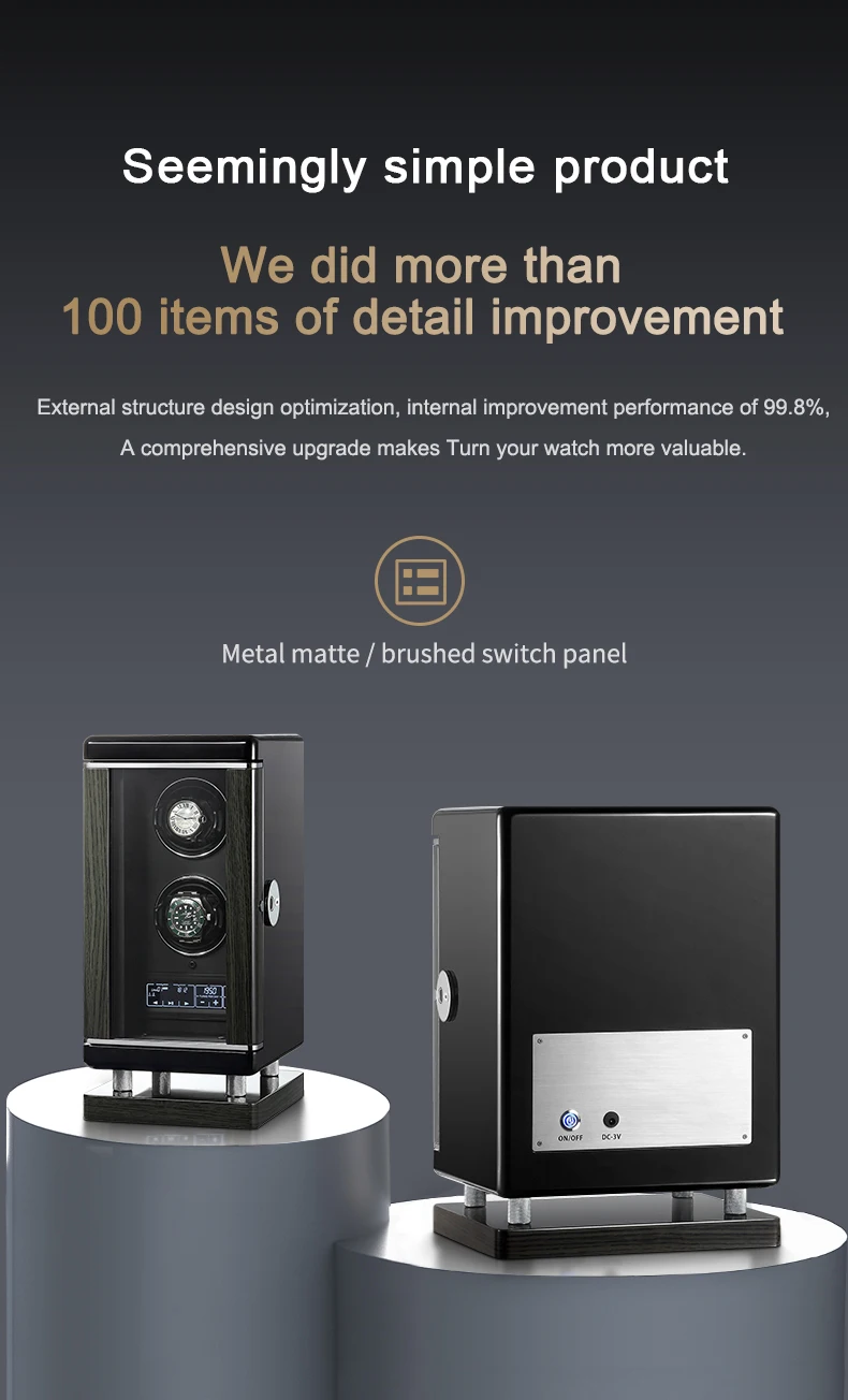 Luxury Automatic Watch Winder Cabinet
