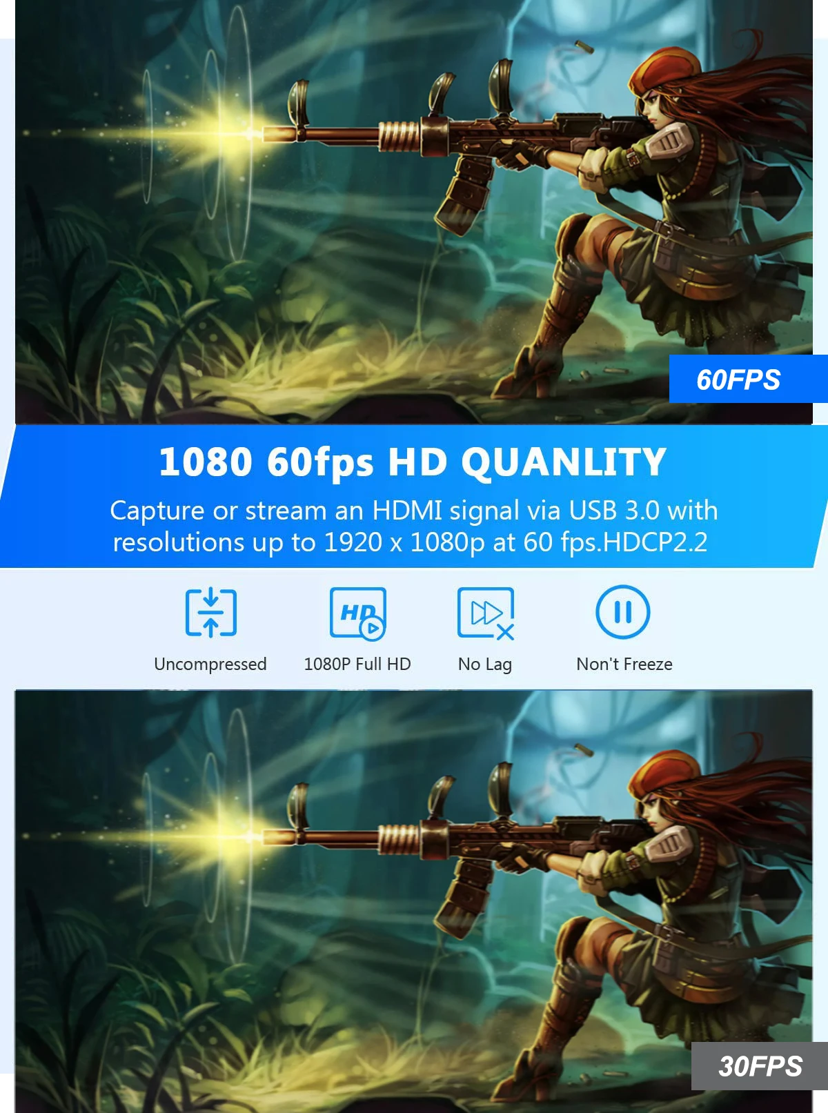 Imagem -06 - Real Hdmi Video Capture Card Real Usb 3.0 Yuy2 1080p 60fps Full hd Ms2130 Gravador de Jogos Grabber Laptop pc Live Streaming