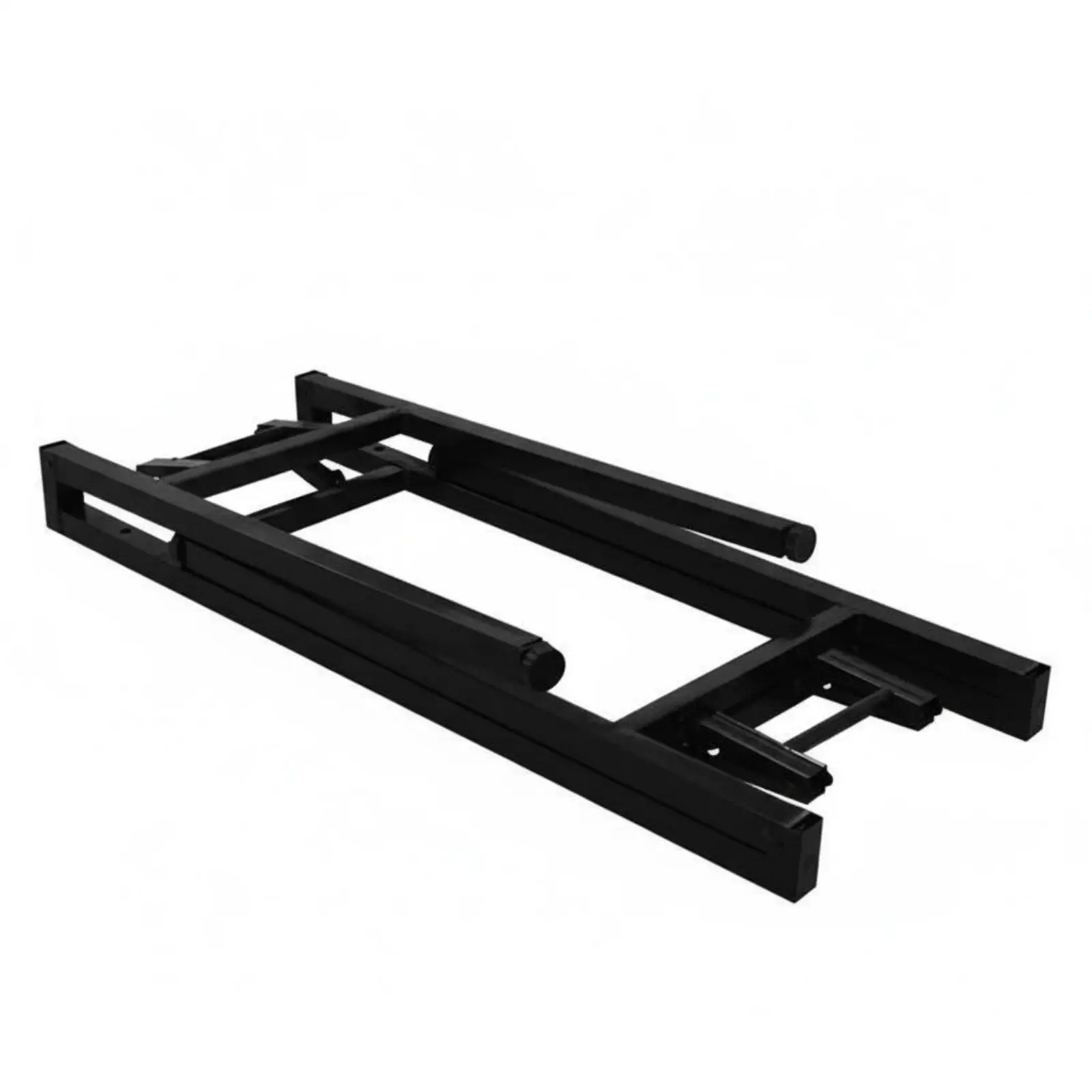 Versatile Iron Desk Base Adjustable Folding Legs for Custom Workstation Tabletop Projects Support