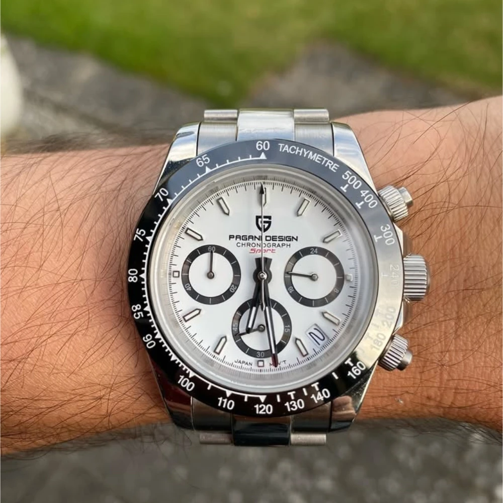 

PAGANI DESIGN 2025 40MM New Multi time zone Classic Men Watch Luxury Sapphire Quartz Sports Timing Waterproof Watches for men