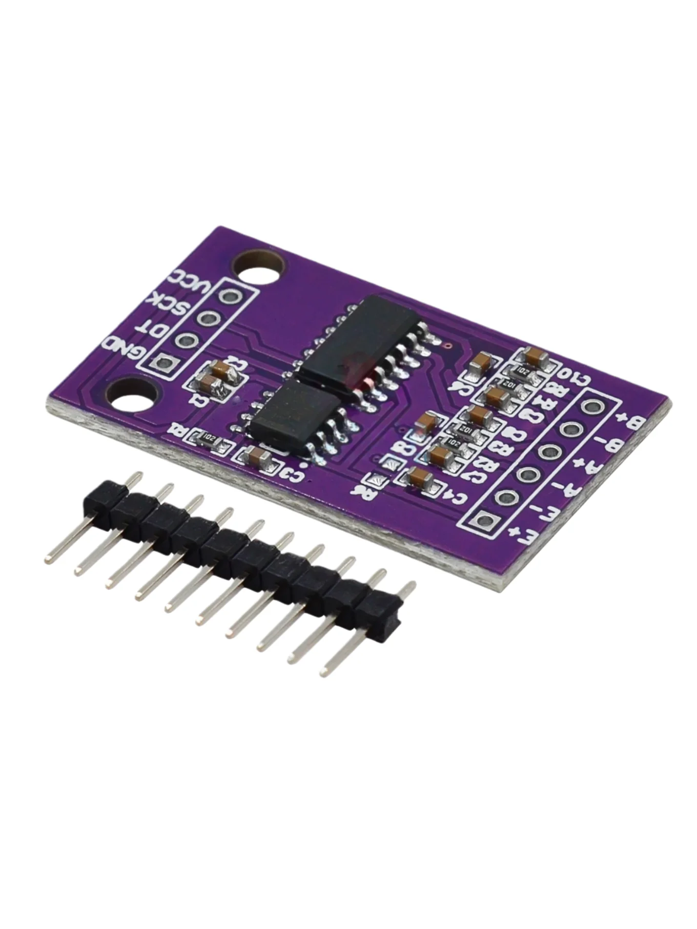 Módulo ADC CS1238 de 24 bits con chip de referencia externo TL431 integrado, sensor de pesaje de doble canal, 24 bits