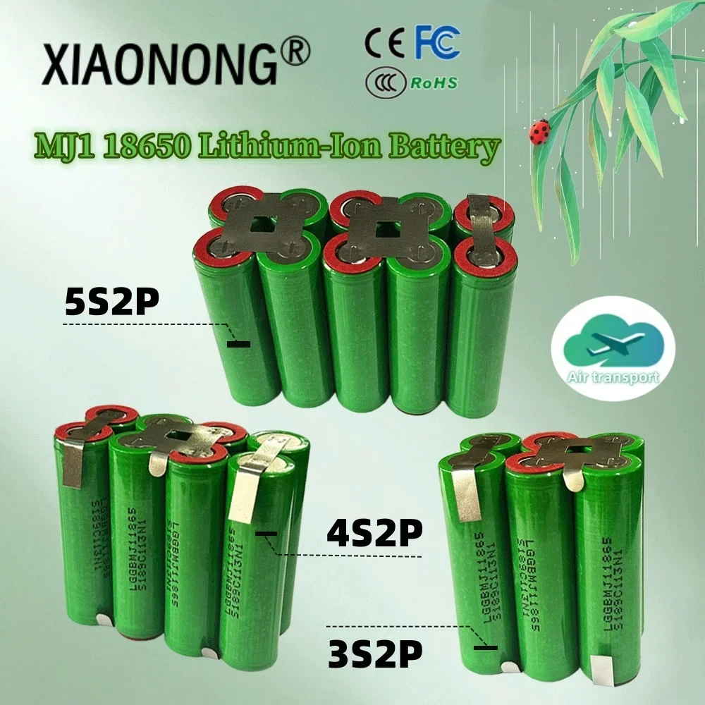 

10.8 V/14.8V/18V 7000mAh MJ1 18650 High-quality Lithium-Ion Battery, for screwdriver, welding rod, 3S2P/4S2P/5S2P battery pack