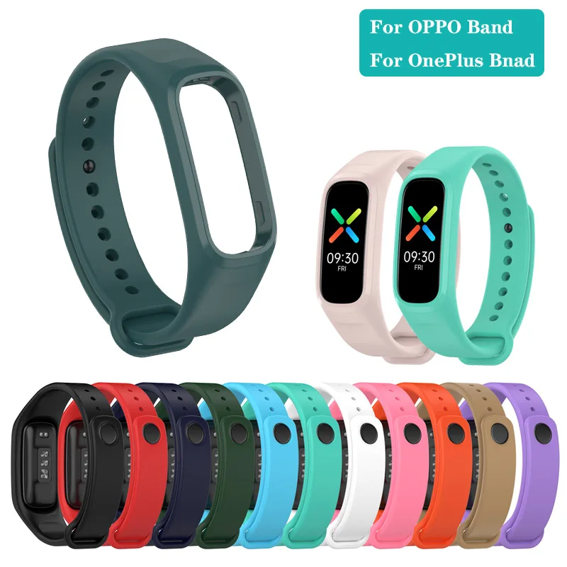 Bracelet de rechange en silicone souple, compatible avec la bande OnePlus, bracelet OPPO