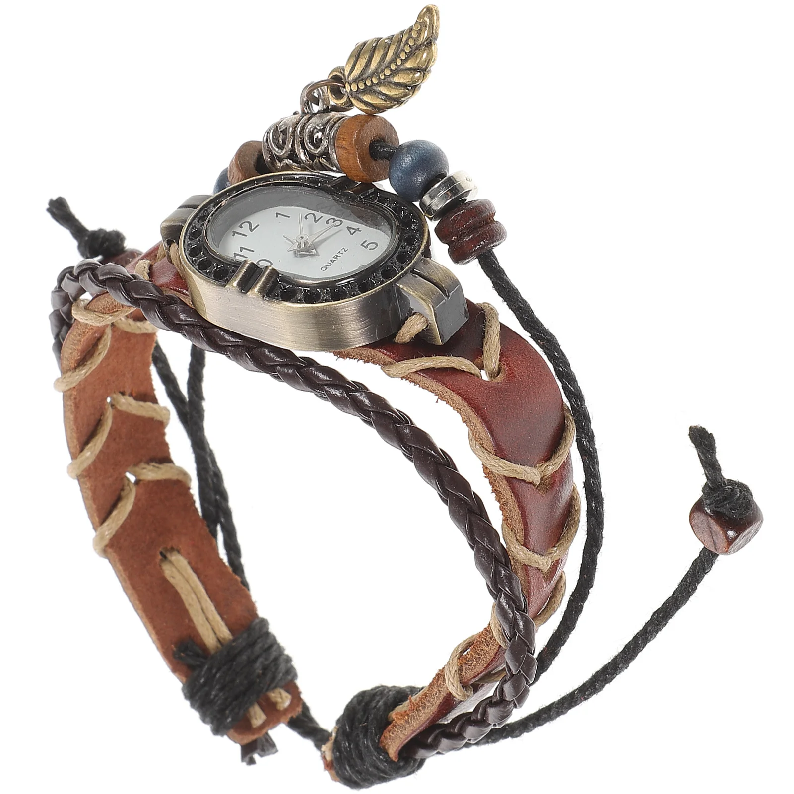 

Men Quartz Watch Women's Bracelets Chic for Man Woman Strap Wristwatch Band