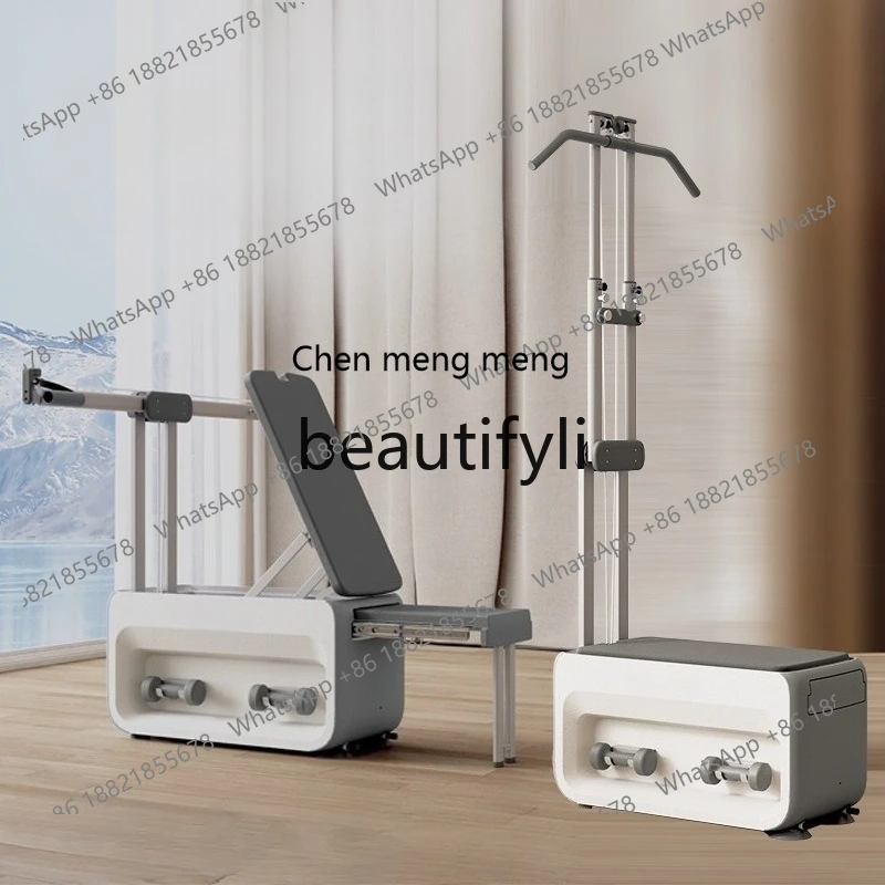 

x Folding fitness cabinet is light and stretchable, practice back muscle shaping and folding fitness