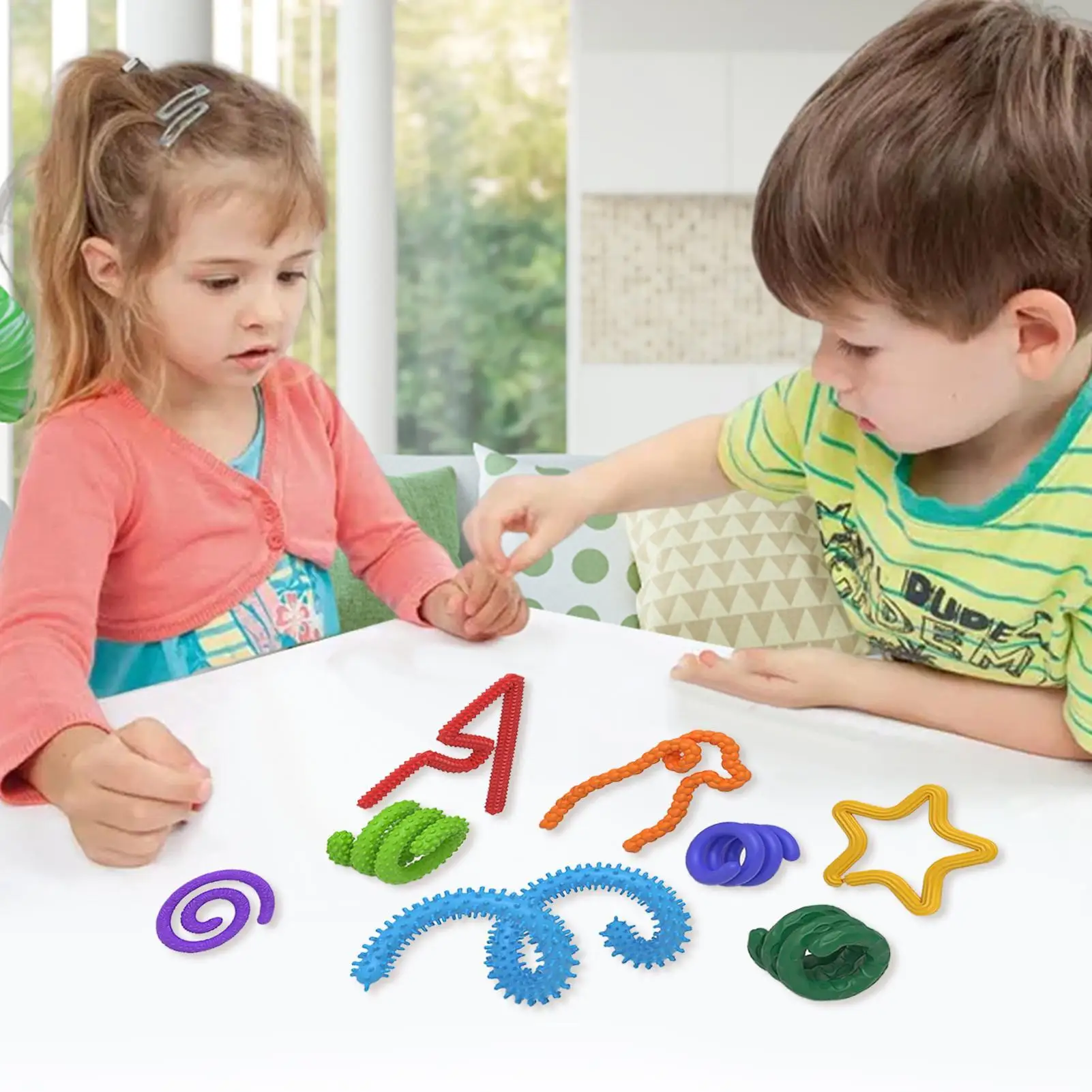 Bastone sensoriale Elastico Morbido Spremere Giocattoli Strutturati Calma Bastoni Premi in classe Giocattoli elastici da spremere per ragazze adolescenti