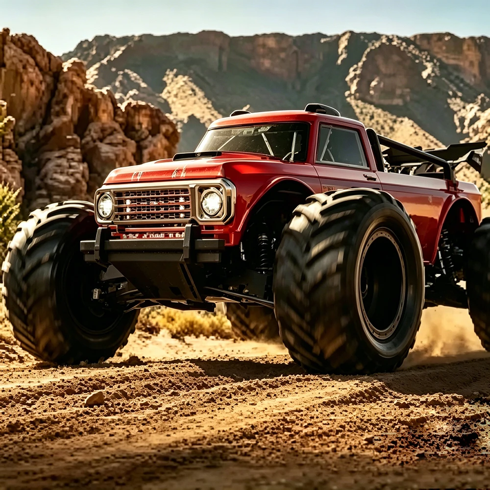 New MJX 10210 1/10 Full Scale Brushless Motor RC Car Four-Wheel Drive 66km/h High-Speed Car Remote Control Racing Toy Gift