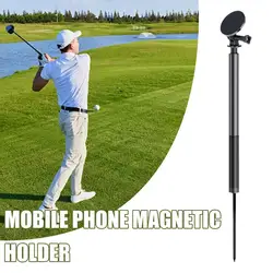Tripod Extendable Selfie Stick Plug Stand For Golf Course Mag-safe Phone Holder For Smartphone Camera Go Pro DV O9V3