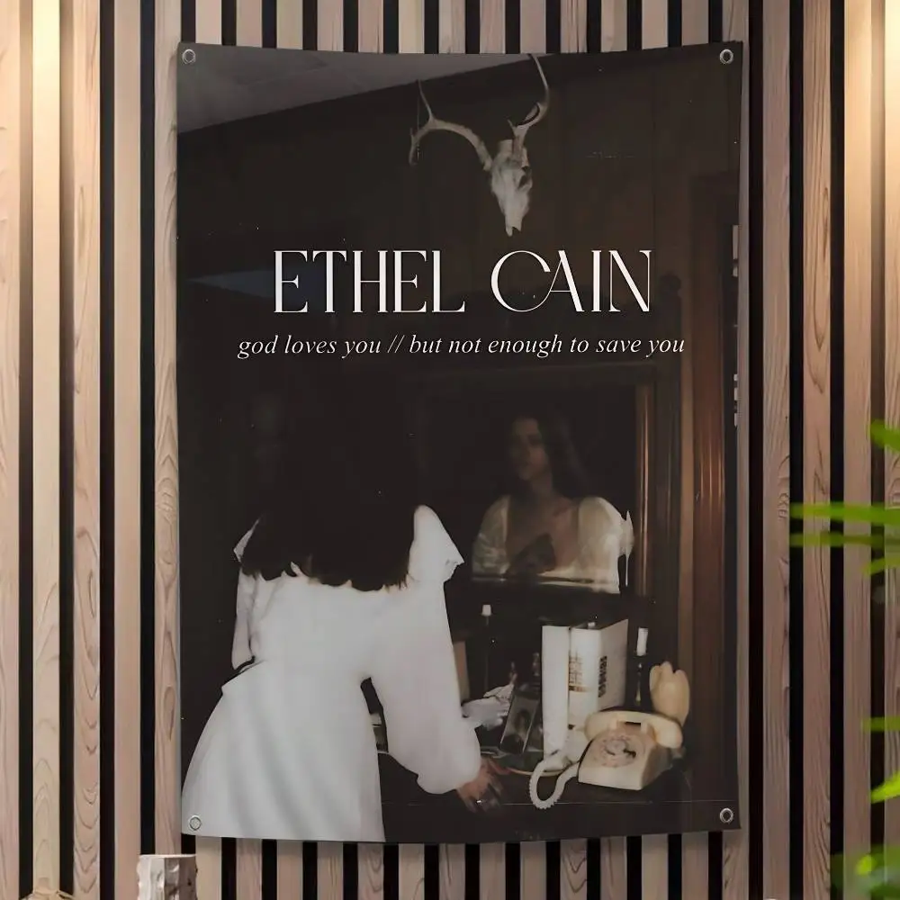 المغني الكلاسيكي E-ethel الموسيقى C-سلسلة كبيرة الحجم متجر الفن تعزيز الإعلان كشك العلم لافتات معلقة