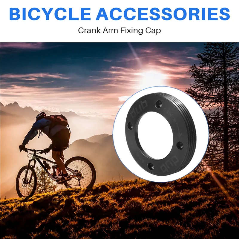 -A94Z 2 قطعة غطاء ذراع كرنك متوافق مع نظام SRAM Dub، غطاء جانبي من سبائك الألومنيوم الأسود M18/M30 BB30 /Dub، غطاء تثبيت ذراع الساعد #5