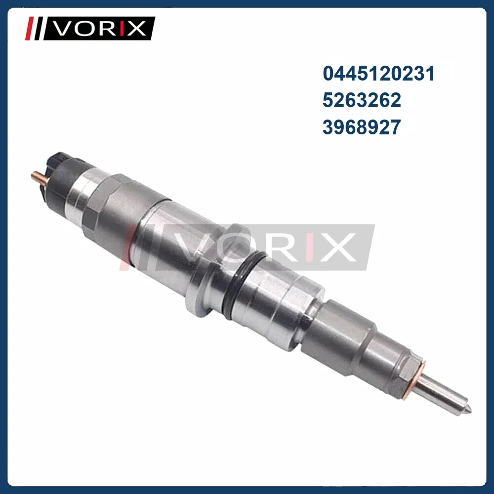 

0445120231 5263262 3968927 Fuel Injector for Cummins QSB6.7 5.9 Komatsu Hyundai