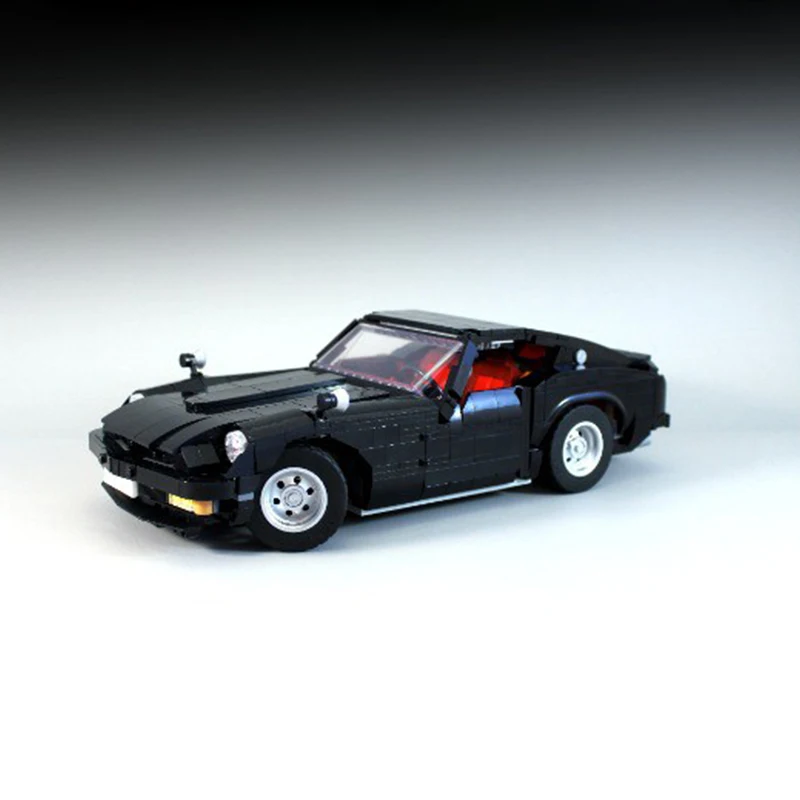 1250pcs MOC Cars 10304 Datsun Fairlady 240Z Model Christmas Gift DIY Assembly Creative For Desktop And Shelf Art