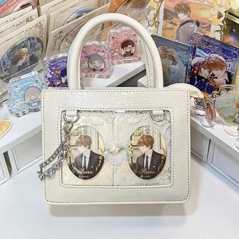 Cute Lolita Ita Bags Harajuku JK Uniform Handbag Women 2024 Trend Sweet Transparent Crossbody Bag Subculture Bolsos Mujer