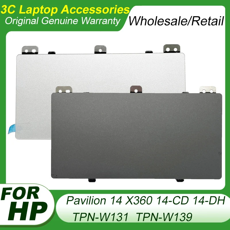 

Original Laptop Touchpad For HP Pavilion 14 X360 14-CD DH TPN-W131 TPN-W139 TM-03408 Notebook Mouse Pad Board Replacement