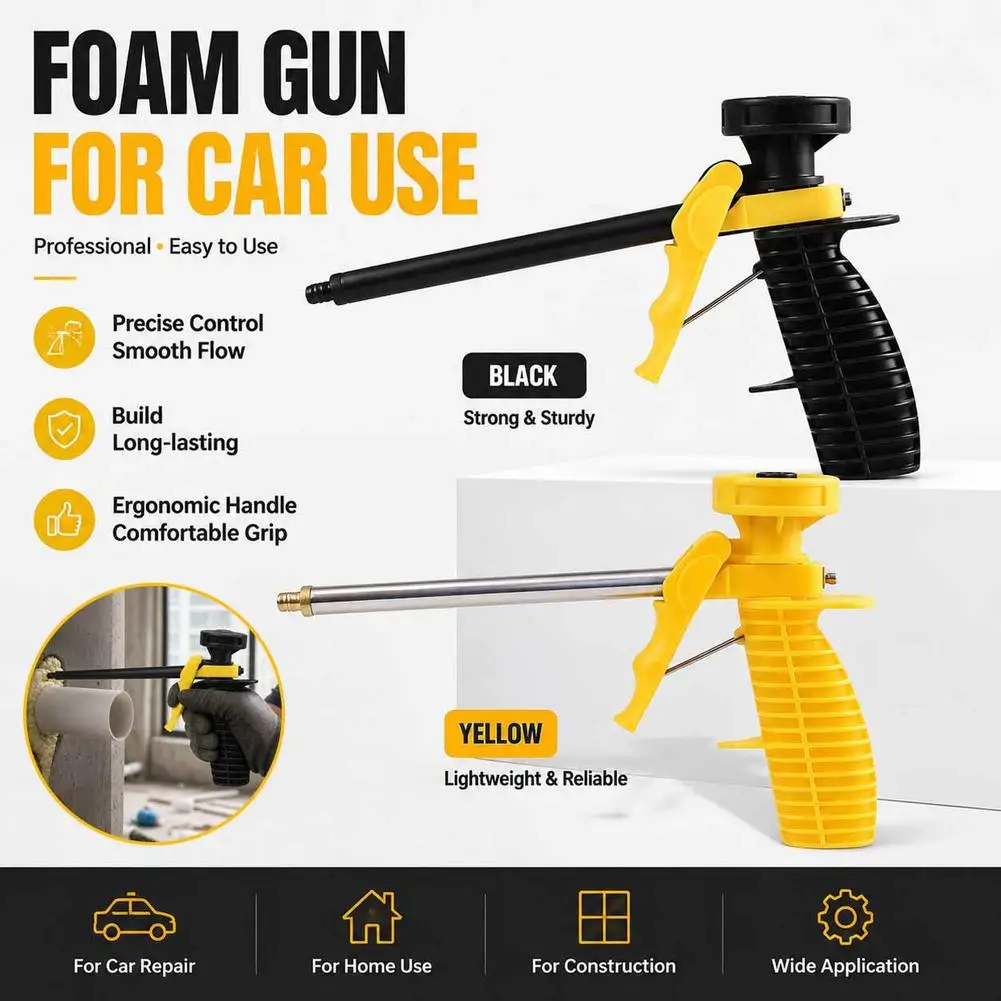 Professional Foam Expanding Spray Gun Polyurethane Foam Gun Manual Tool For Filling Sealing House Renovation Spray Gun