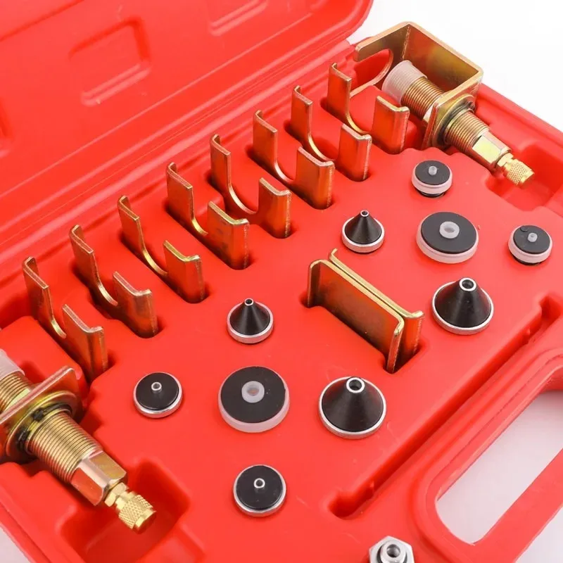 Auto Air Conditioning Leak Test Plug Kit Evaporator Compressor Leakage Detection Tool