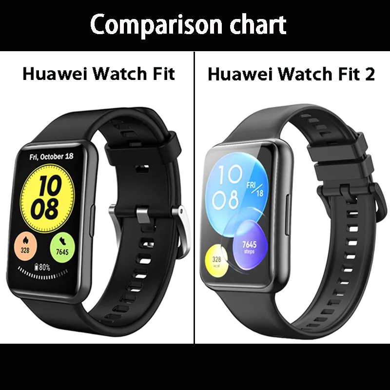 Silicone Band para Huawei Watch FIT 2, Smartwatch Strap, Pulseira de substituição, Acessórios Smartwatch, Novo