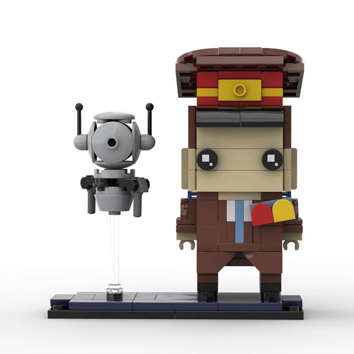 Hot World Prominente Mr. Hayao Miyazaki Ugarilied Braun Brickheadz Actionfigur Bausteinspielzeug Modellsammlung Geschenke