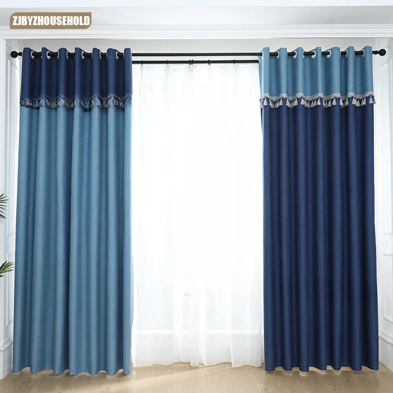 

Blackout Curtains for Living Dining Room Bedroom New Cotton Linen Linen Curtains Sunscreen