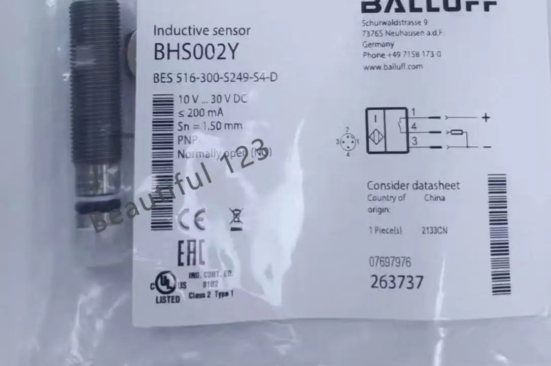 

BHS002Y BES 516-300-S249-S4-D Новый высококачественный датчик приближения Balluff