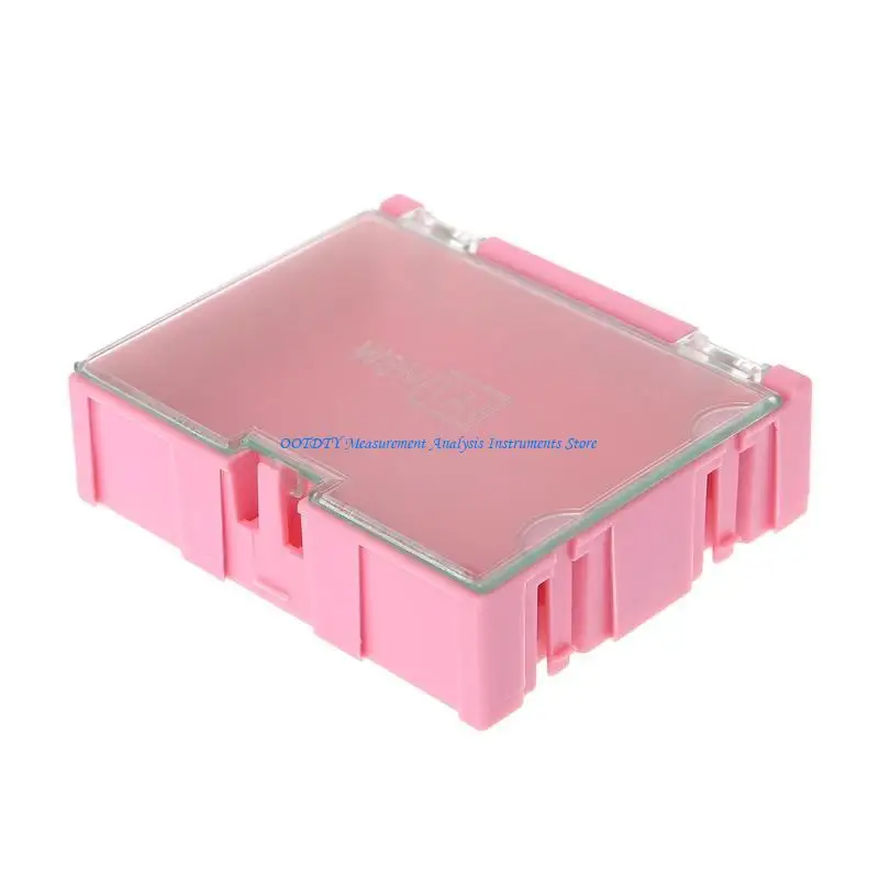 367D Mini SMT Electronic Box IC Electronic Components Storage Cases 75x63x21mm