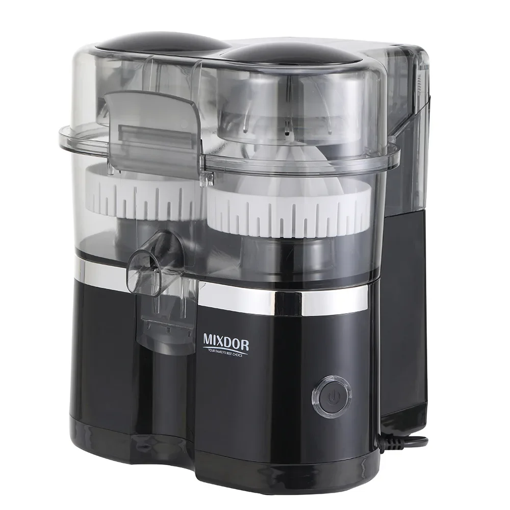 Automatic double-head multi-function juicer Household lemon orange juice press Electric slag juice separation