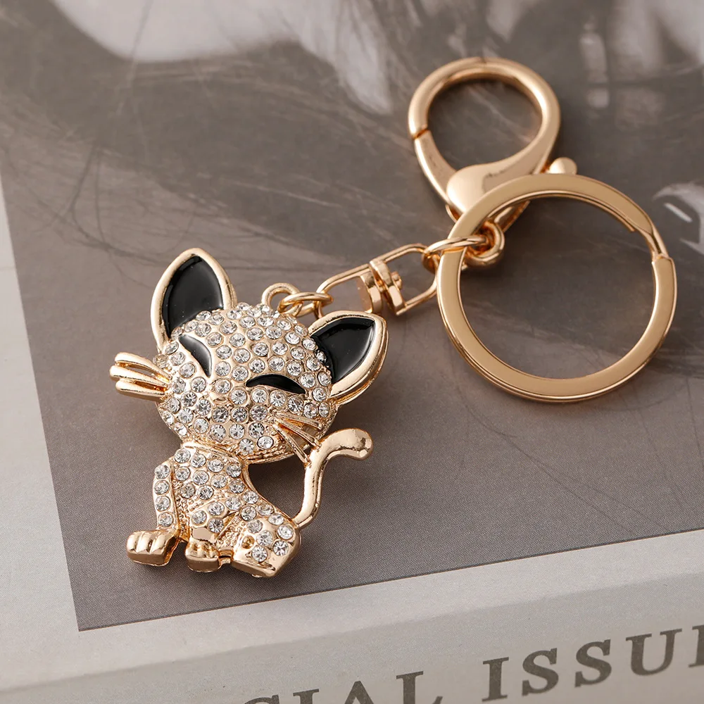 Cute pet cat Key Chain Keychain Bag Pendant Car Key Ring gifts