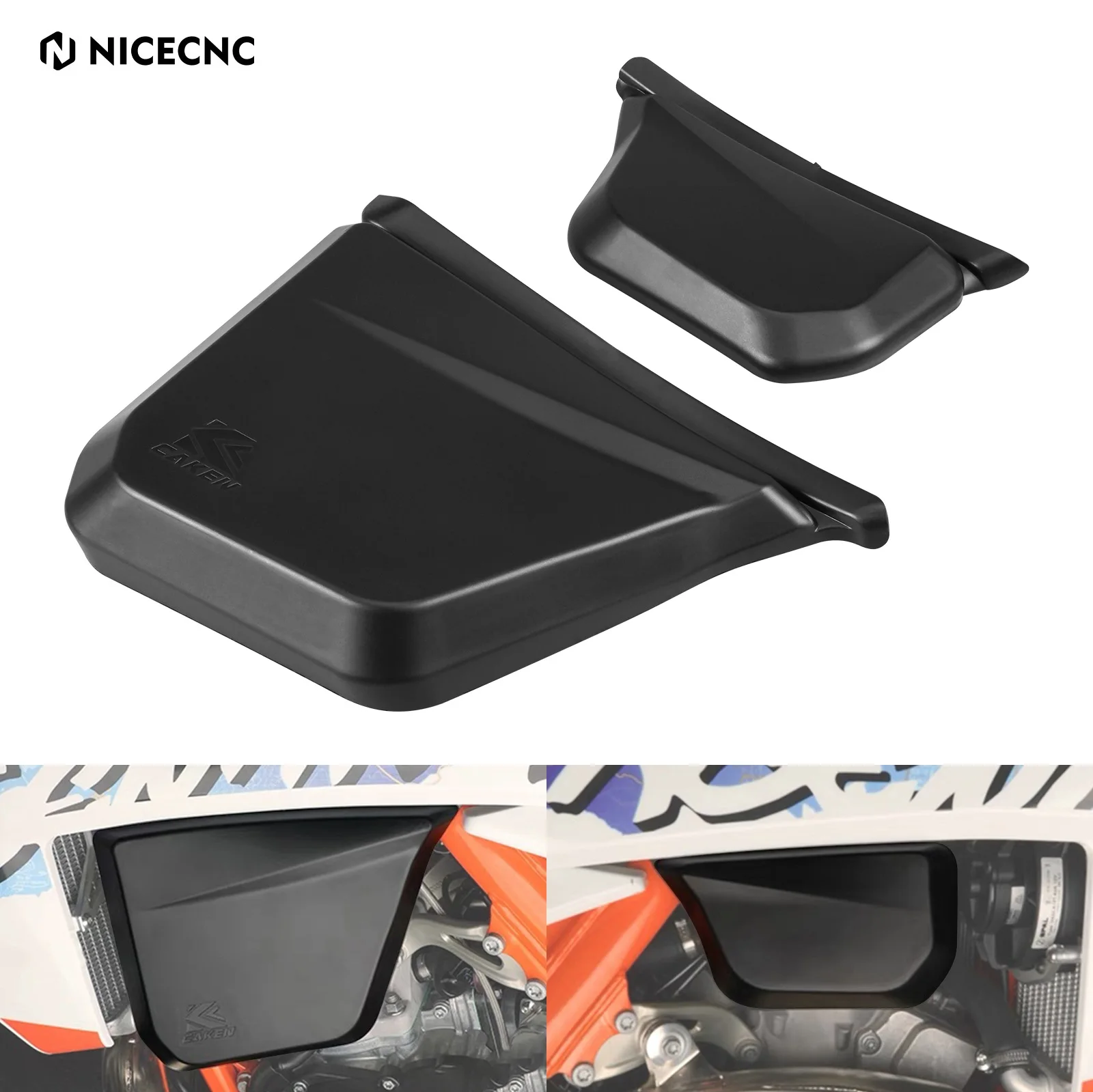 

NICECNC For 2024 KTM EXC 300 EXC 250 EXC 150 XC 300 XC 250 2023 XC 125 Motorcycle Left Right Fuel Tank Guard Cover Protector Kit