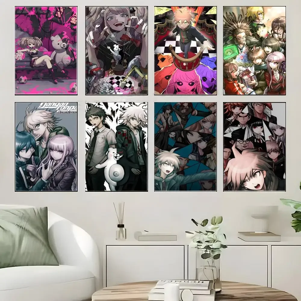 Anime D-Danganronpa Poster Crease Free Waterproof Durable All Space Wall Decor