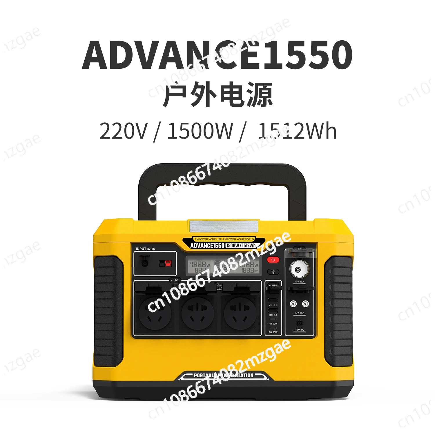 240 Lithium Battery High Capacity Case 220v Solar Bank and Portable Power Station