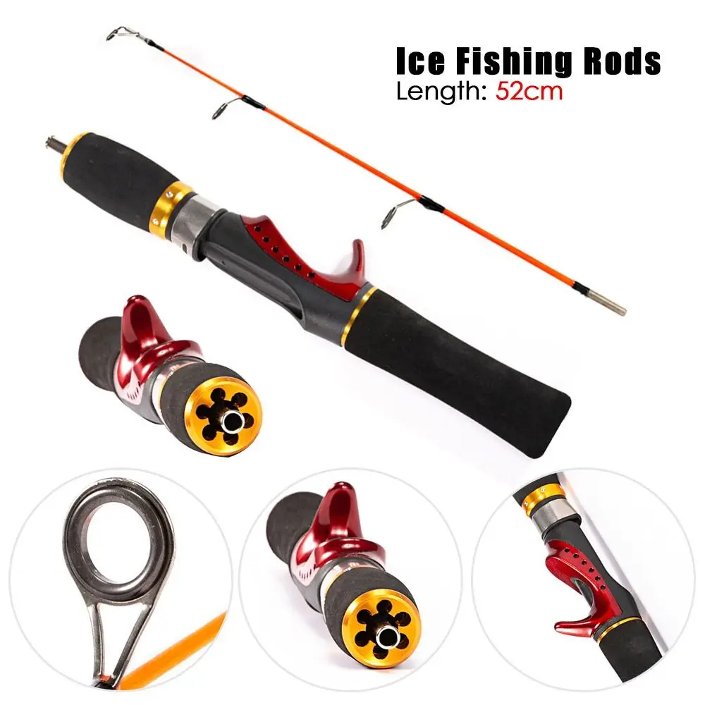 gun handle Fishing Rod & Reel Winter Fishing Rods Ice Fishing Rods or Fishing Reels To Choose Rod Combo Pen Pole