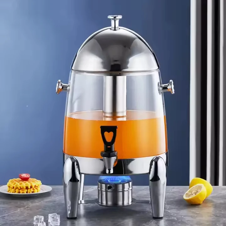 

Commercial Beverage Dispenser Stainless Steel 12L Cold Drink Juice Dispenser Gold Plastic Beverage Dispenser with Faucet