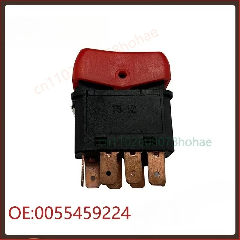 2PCS  0055459224 Hazard Warning Flasher Switch For Mercedes‑Benz Truck Emergency Danger Light Control Button