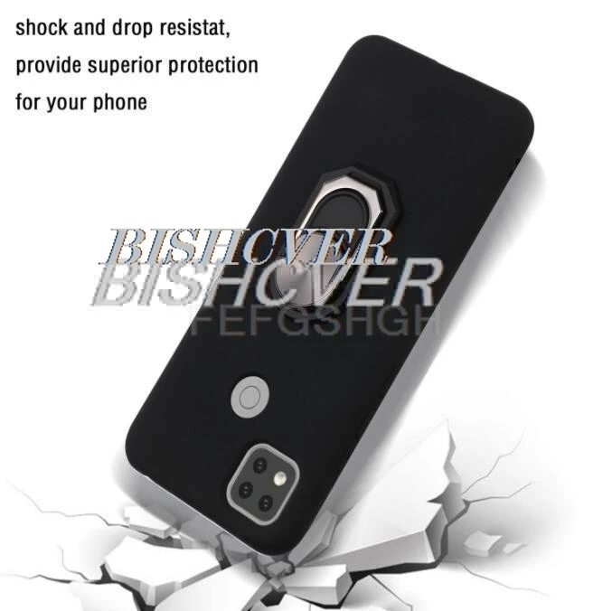 Custodia Per Blackview BV9200 + Vetro Temperato – Silicone TPU Nero, Antiurto, JX12