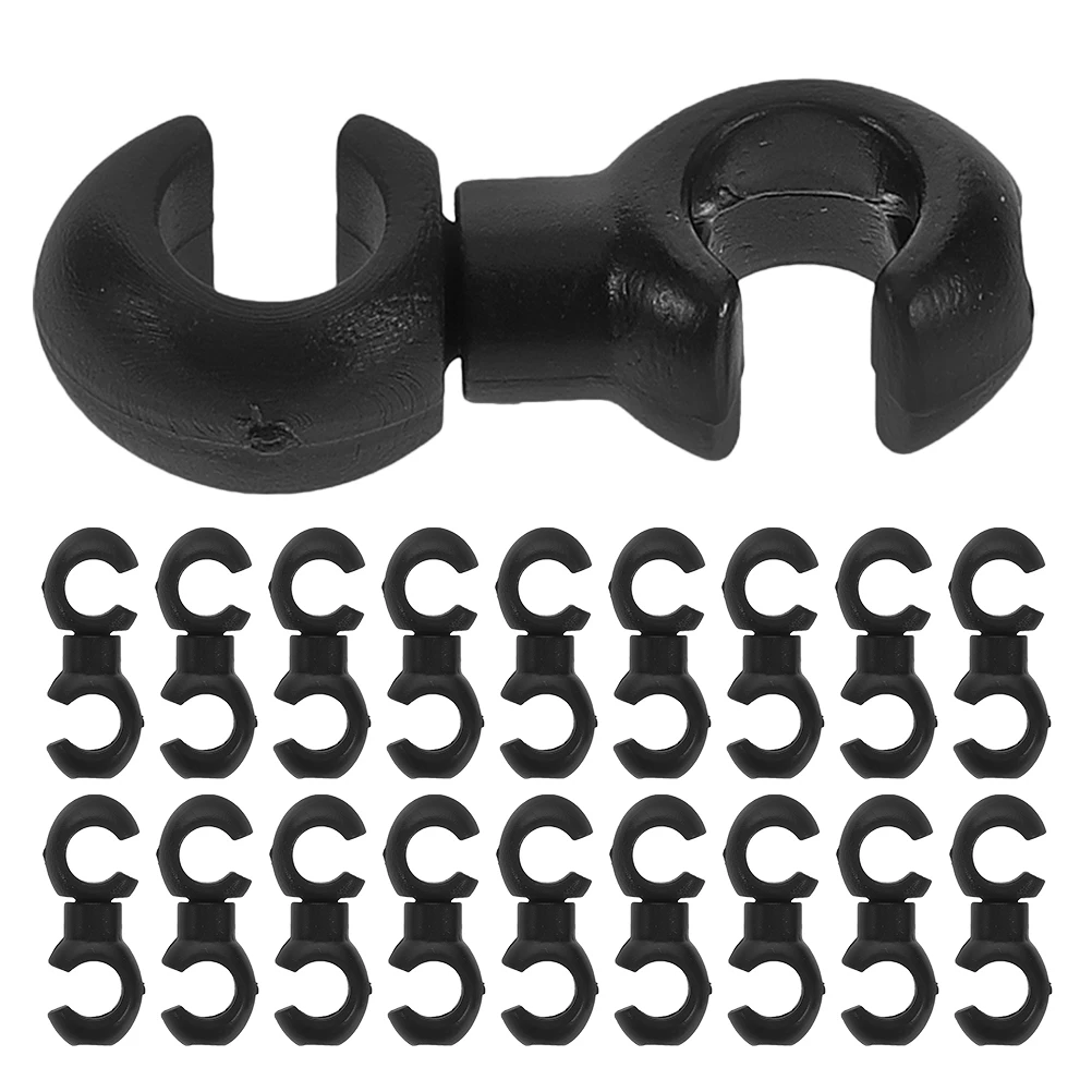 

50pcs Bicycle Hub Cable Clips Storage Buckle Plastic Clamps Housing Holder Bike Brake Shift Compatible Durable Installation