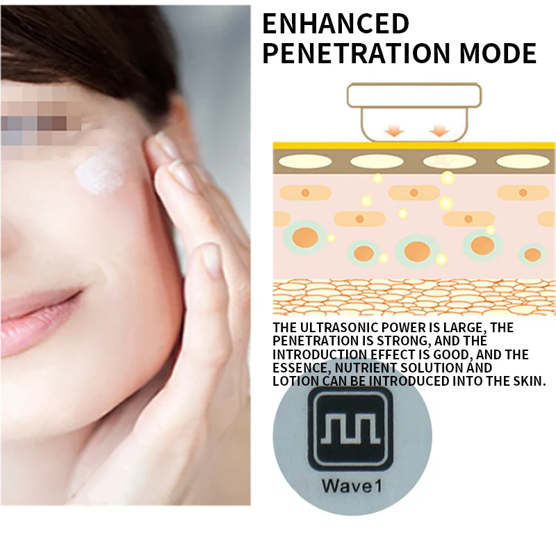 3 In 1 Ultrasonic Facial Machine Ultrasonic Tattoo Facial Tag Wart Mole Freckle Removal Beauty Micro Plasma Freckle Removal ปากกา