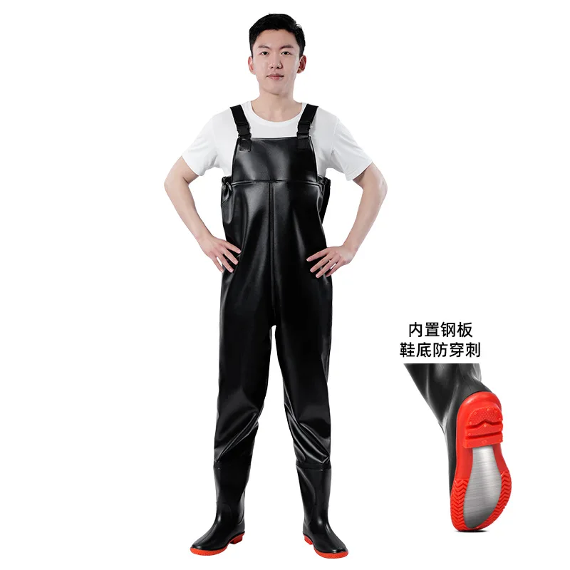 Waterproof Chest Waders with Boots Shoes Pants Wader Set Thickened Apparel Men Women Clothes Jerseys Waters